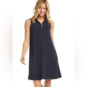 Karen Kane Sleeveless Zip Up Travel Dress